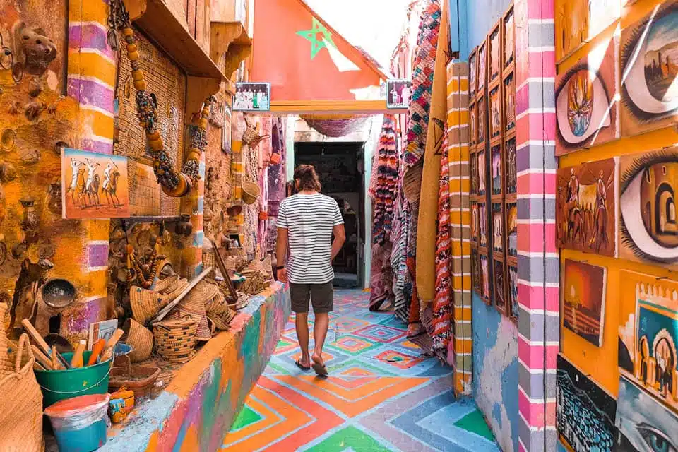 Rainbow street Fez Morocco Fez Morocco vacations