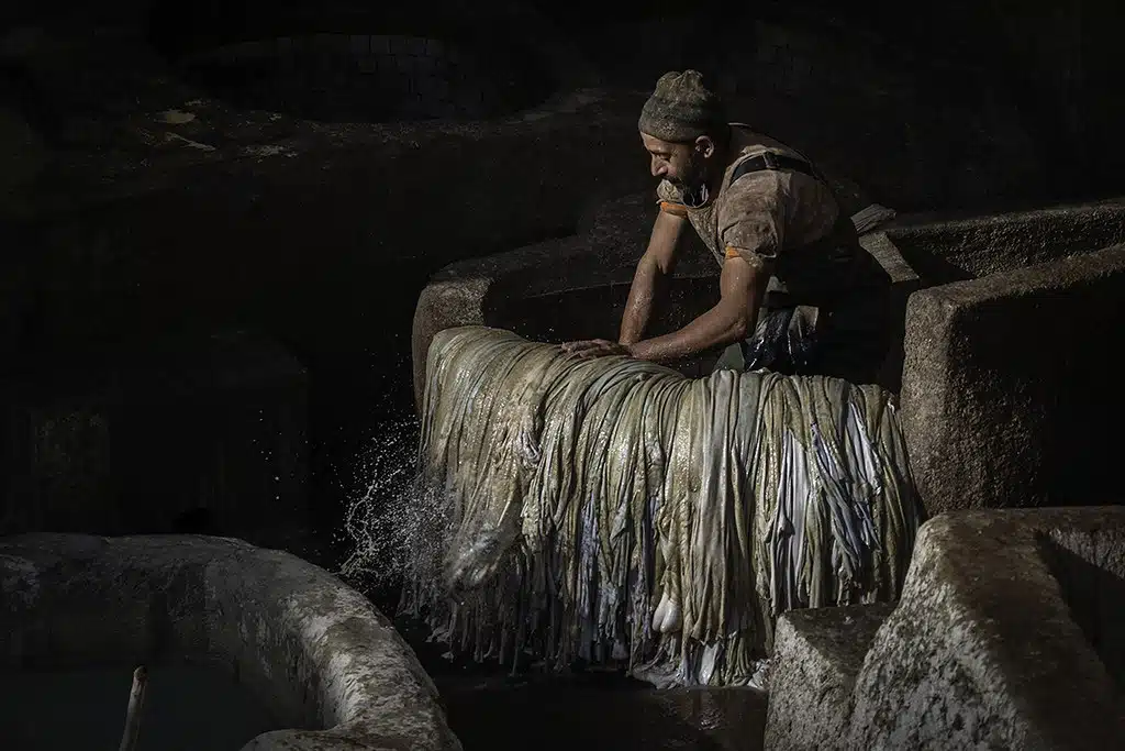 Tannery Fez Fez tanneries travel Morocco
