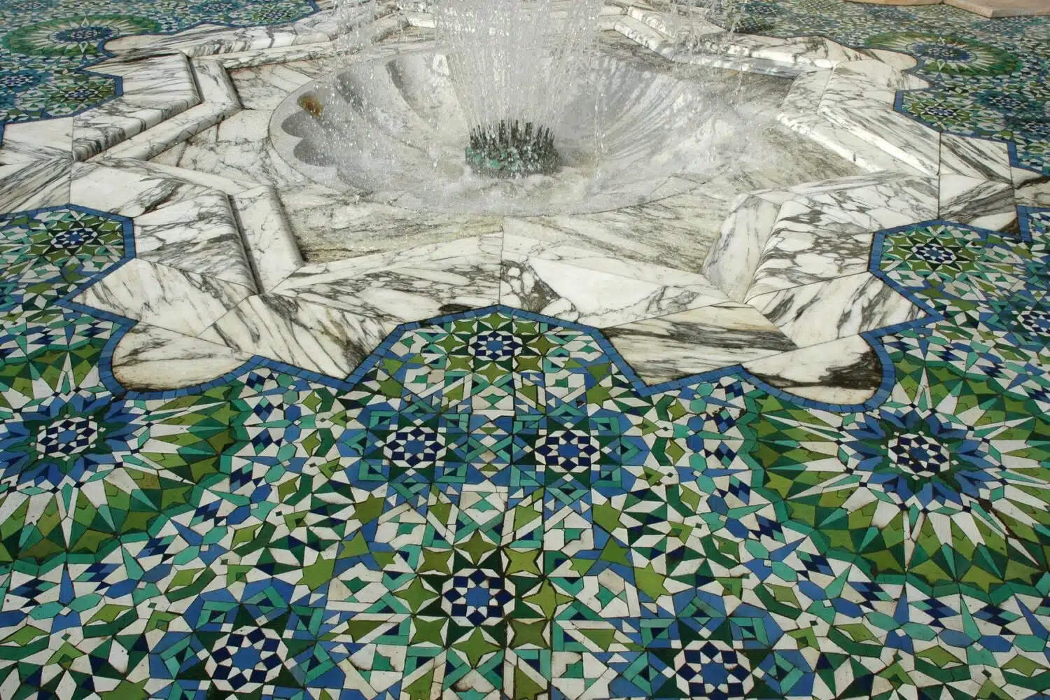 Casablanca fountain Private Tours from Casablanca