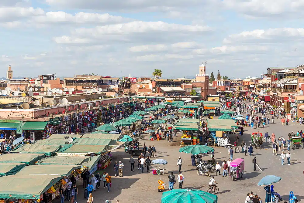 Jemaa El Fna square, Marrakech Casablanca tour Package Jemma el fna