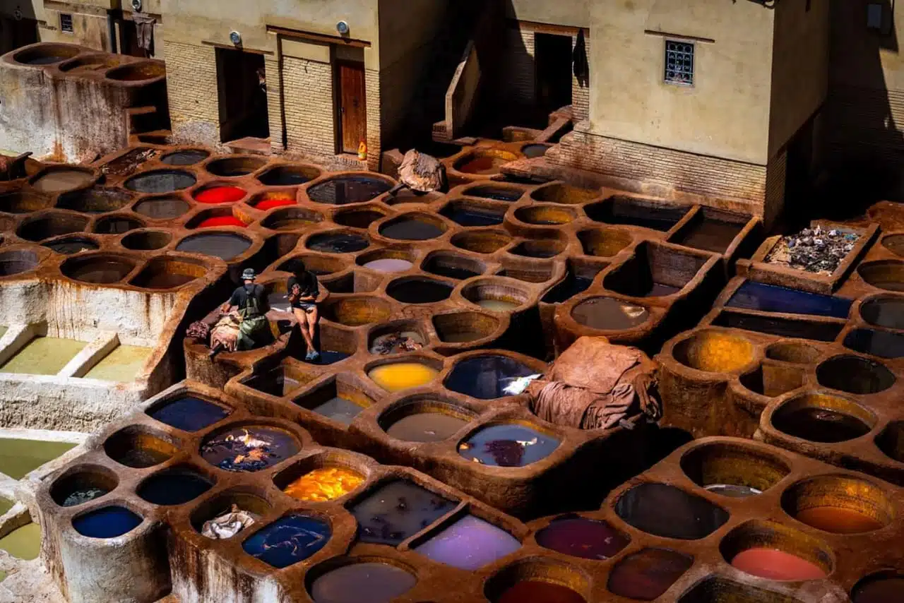Fes tanneries Imperial Morocco from Casablanca Fes tanneries Imperial Morocco from Casablanca