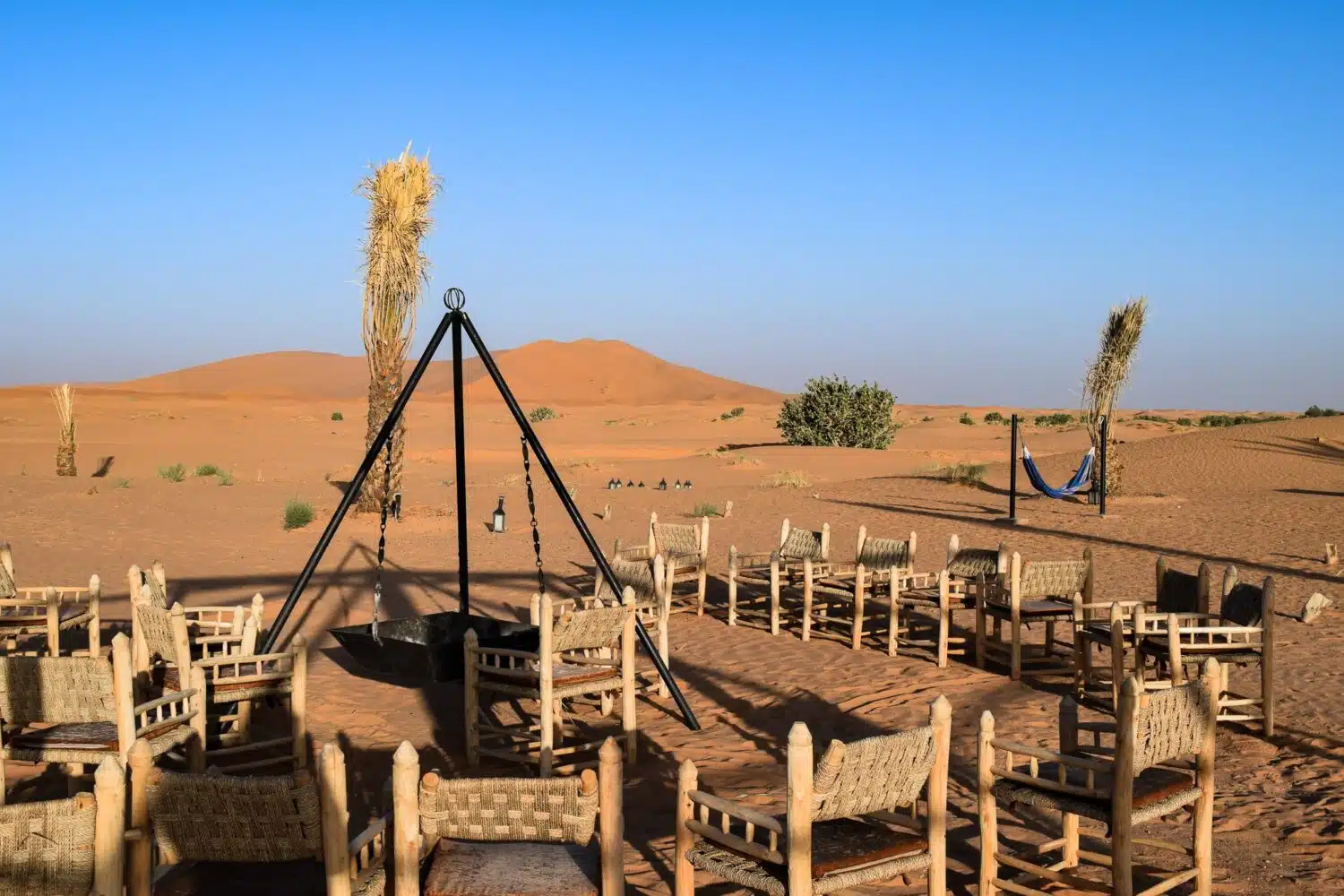 Desert camp Erg Chebbi sahara desert from fez