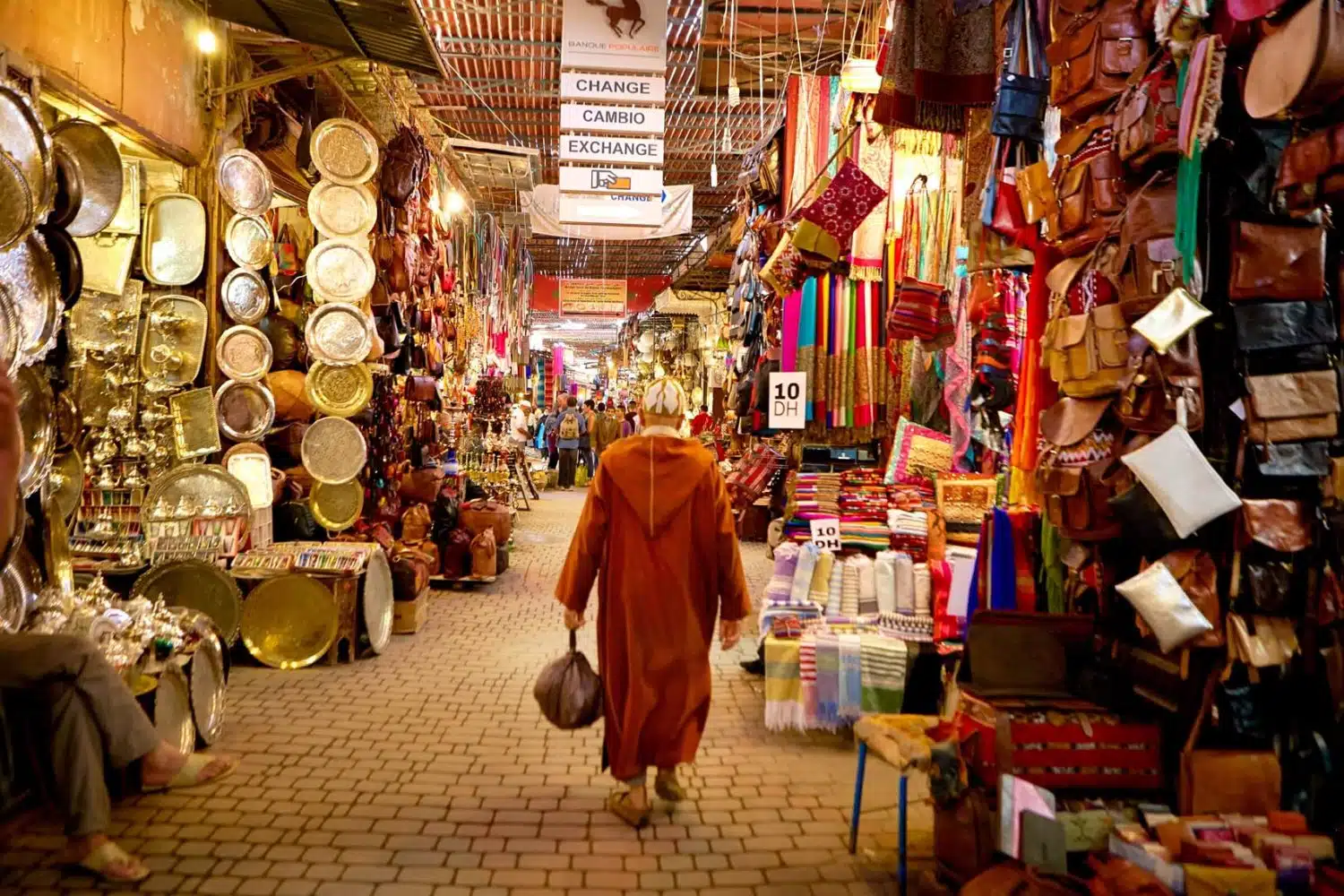 Marrakech medina shopping Marrakech medina shopping