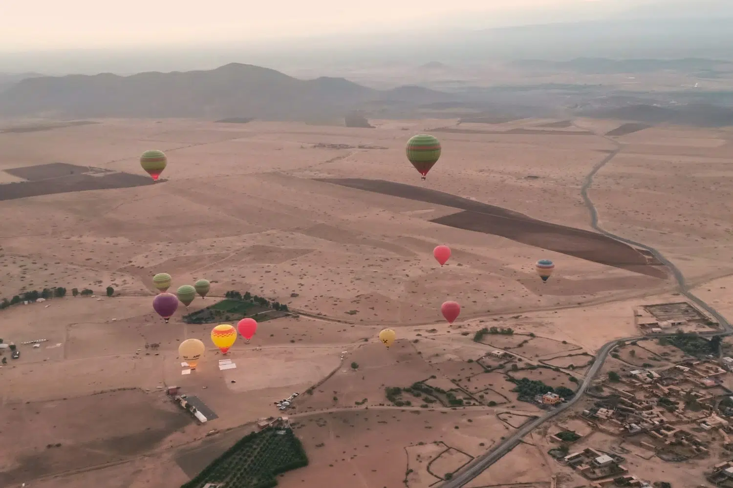 Prive hot air balloon ride Morocco