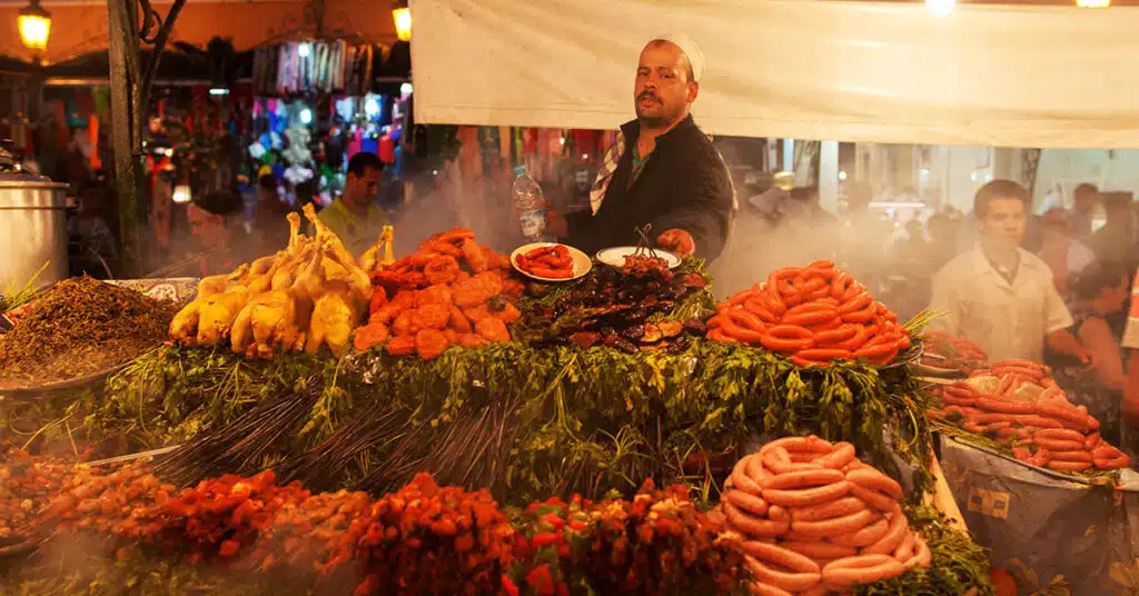 MoroccanFoodMarket 1 What to eat in Morocco